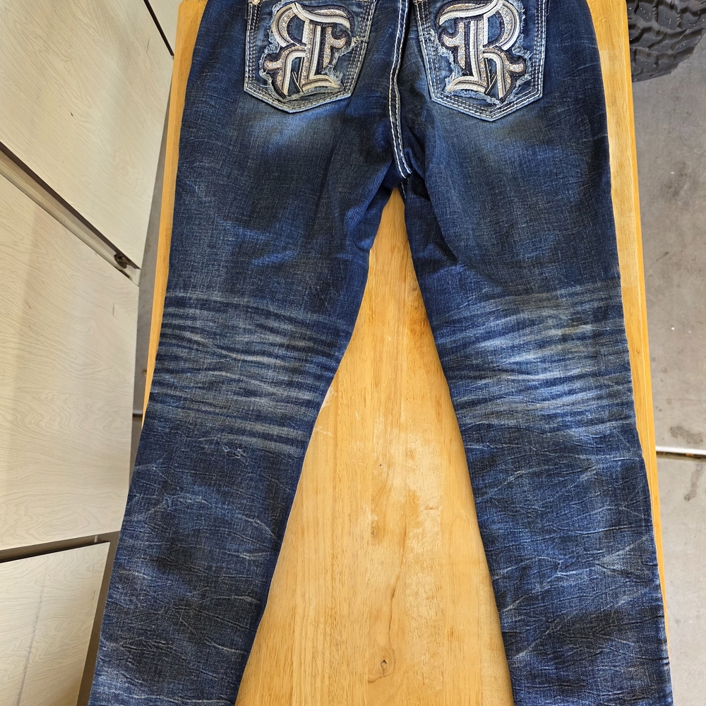 Rock Revival Women's Dark Blue Skinny Jeans